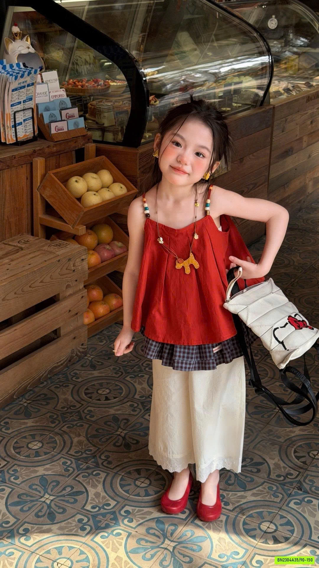 ÁO 2 DÂY MIX QUẦN SUÔNG BABYDOLL