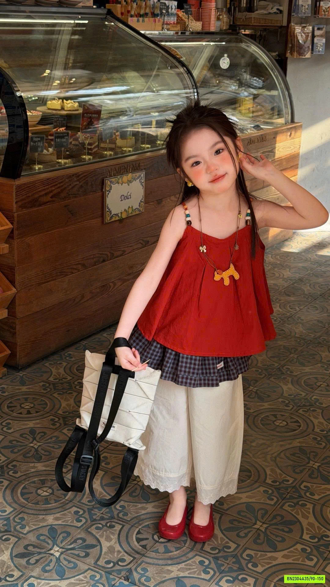 ÁO 2 DÂY MIX QUẦN SUÔNG BABYDOLL