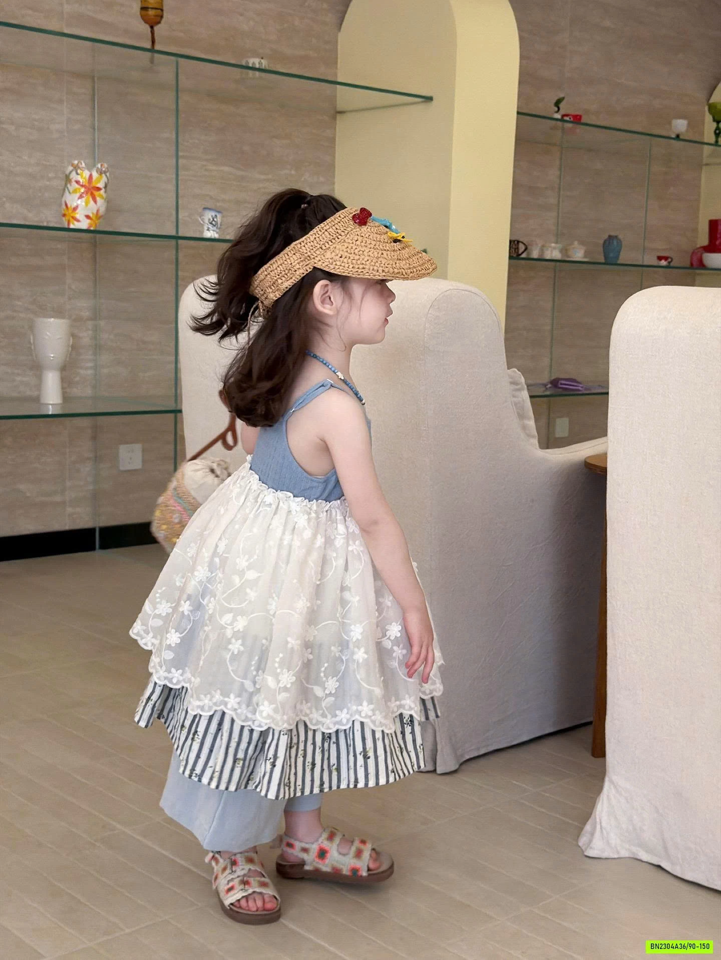 ĐẦM 2 DÂY PHỐI REN