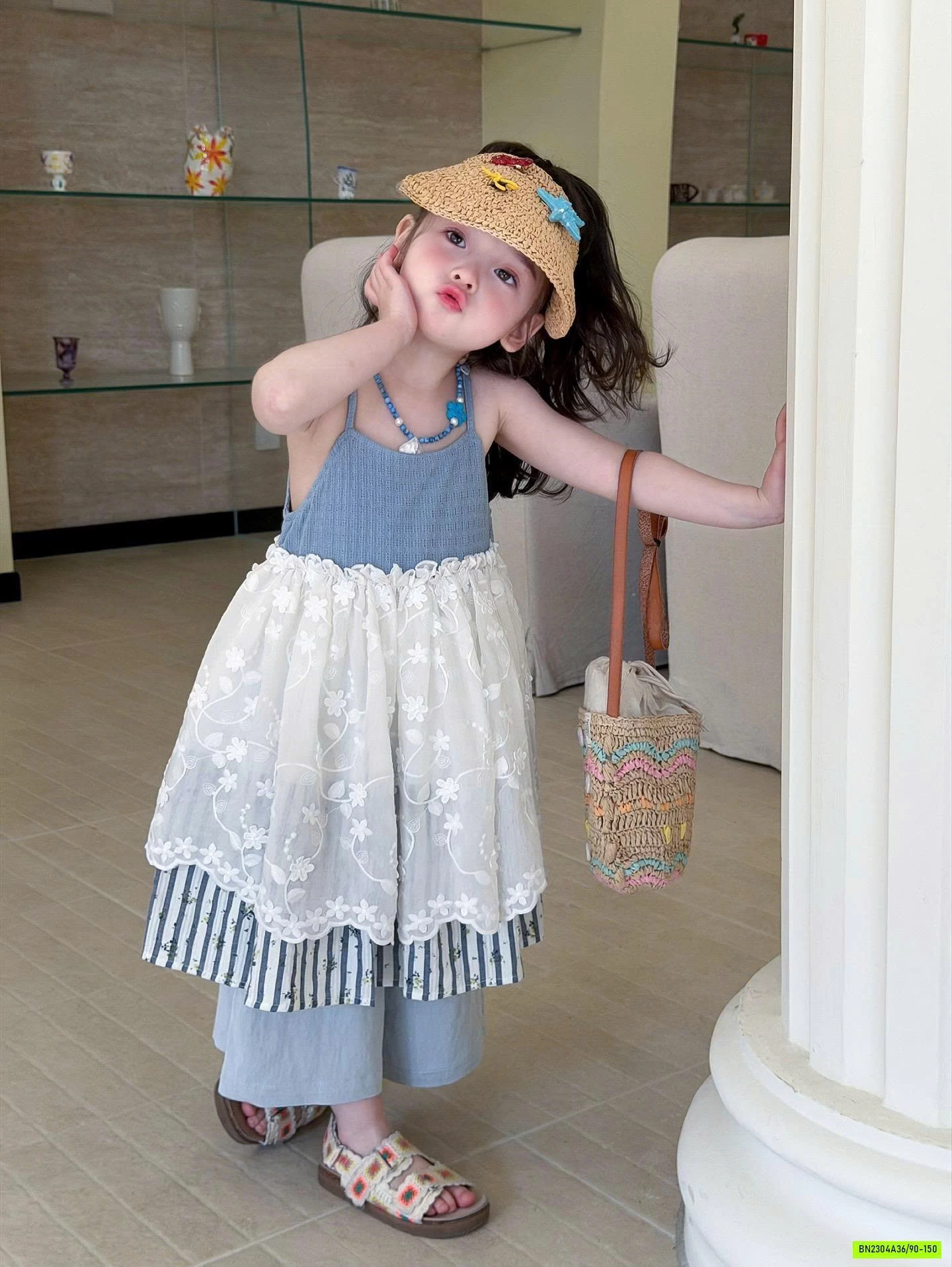 ĐẦM 2 DÂY PHỐI REN