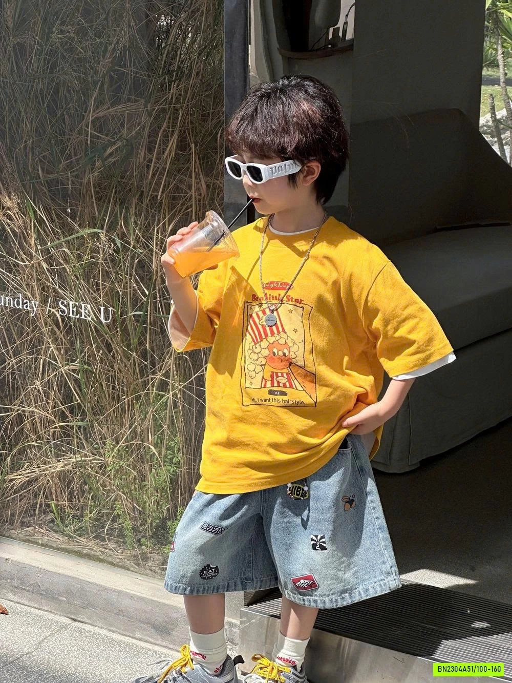 ÁO THUN VÀNG BẮP RANG BƠ AFTE