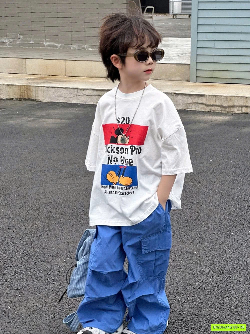 SÉT ÁO MICKEY MIX QUẦN GIÓ COBAN AFTE