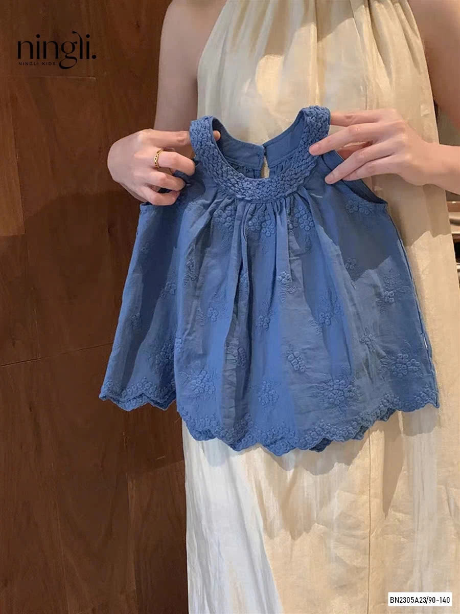 SÉT ÁO CỔ YẾM QUẦN SUÔNG TRẮNG