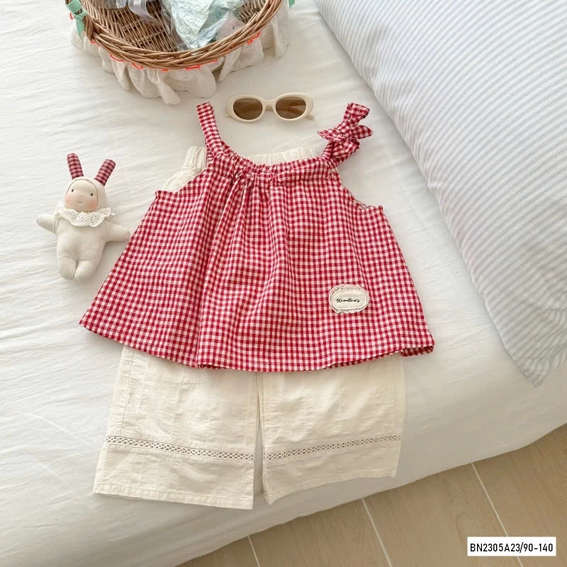 SÉT ÁO CỔ YẾM QUẦN SUÔNG TRẮNG