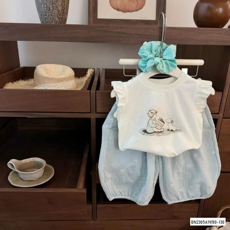 SÉT ÁO CÁNH TIÊN MIX QUẦN BOOM NƠ