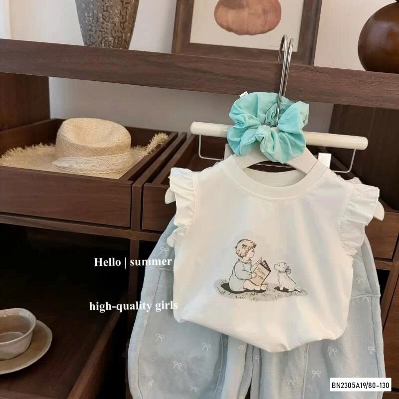 SÉT ÁO CÁNH TIÊN MIX QUẦN BOOM NƠ