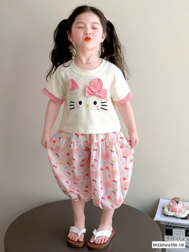 SÉT KITTY QUẦN BOOM DỄ THƯƠNG
