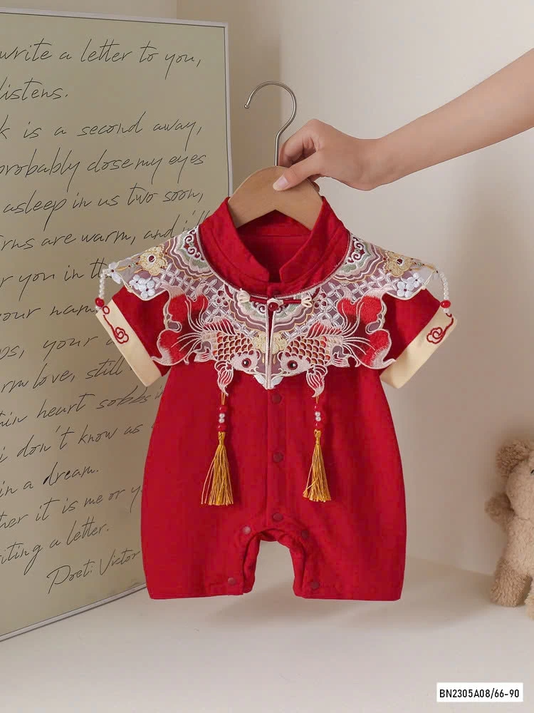 BODY ĐỎ THÊU CÁ CHÉP