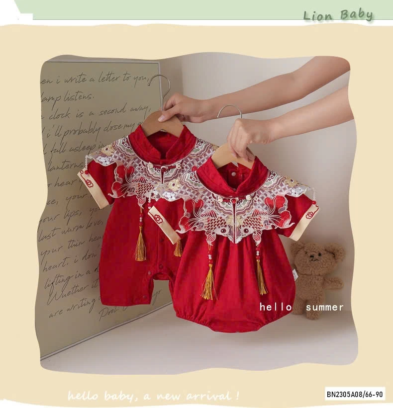 BODY ĐỎ THÊU CÁ CHÉP