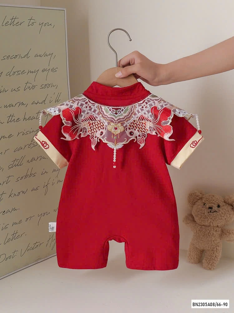 BODY ĐỎ THÊU CÁ CHÉP