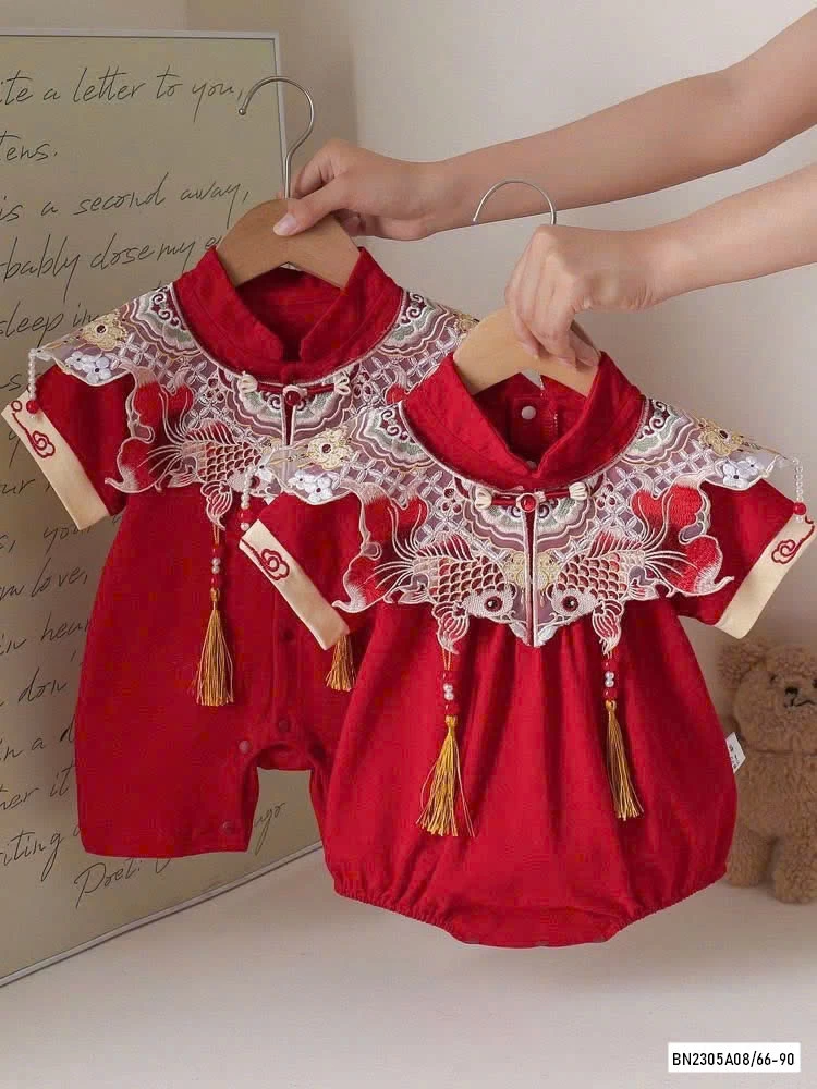 BODY ĐỎ THÊU CÁ CHÉP