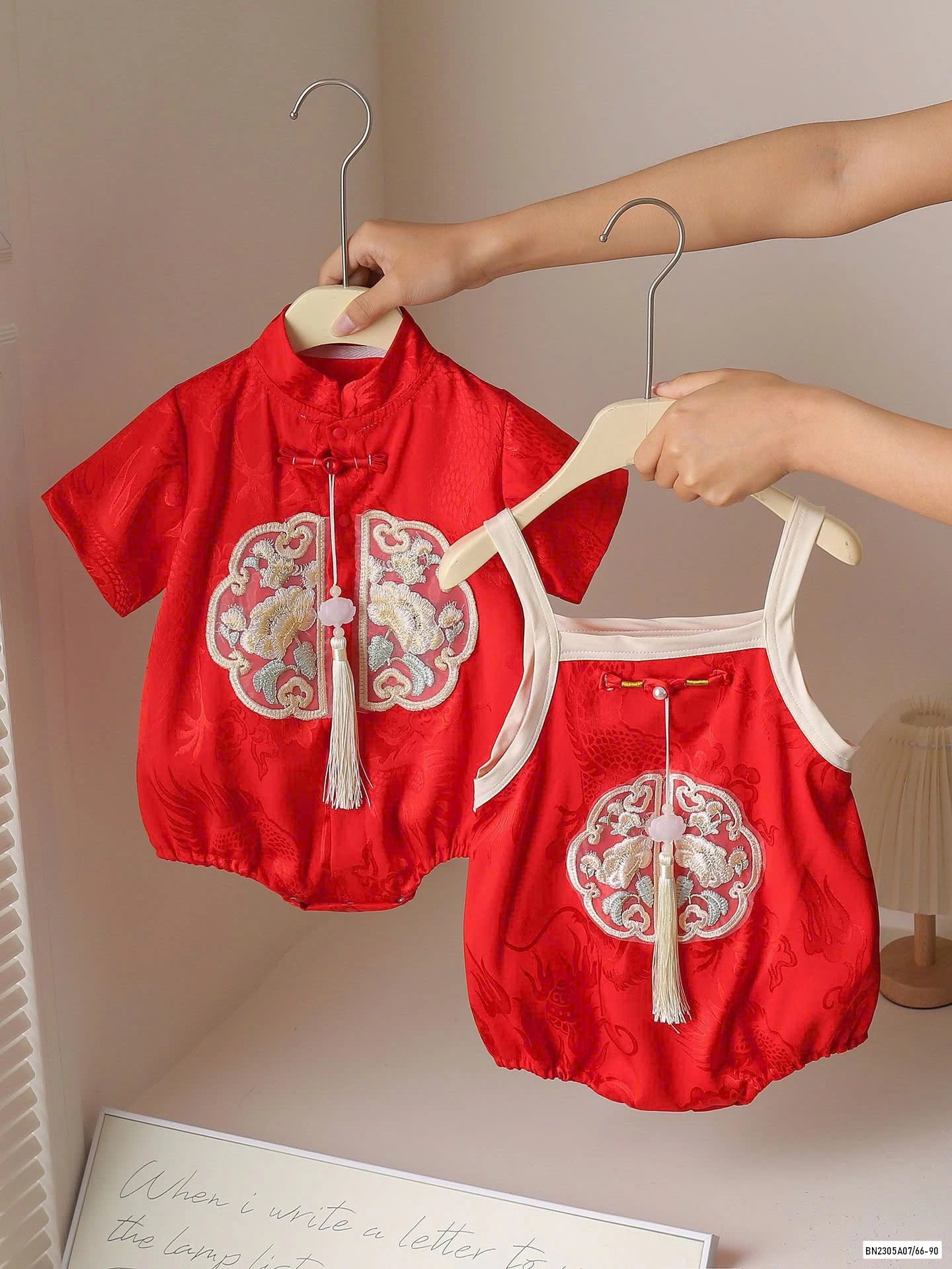 BODY ĐỎ THÊU TRUNG HOA