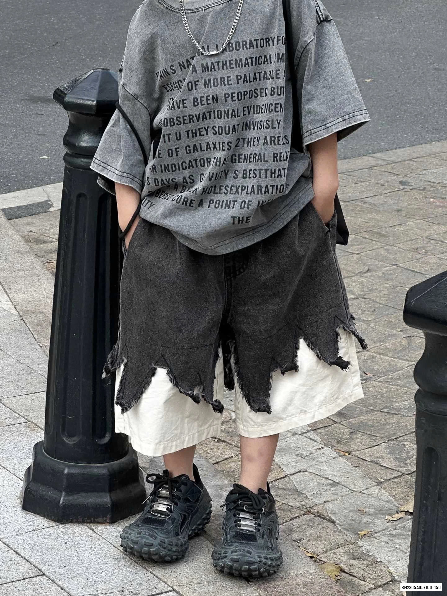 SHORT JEANS PHỐI 2 LỚP