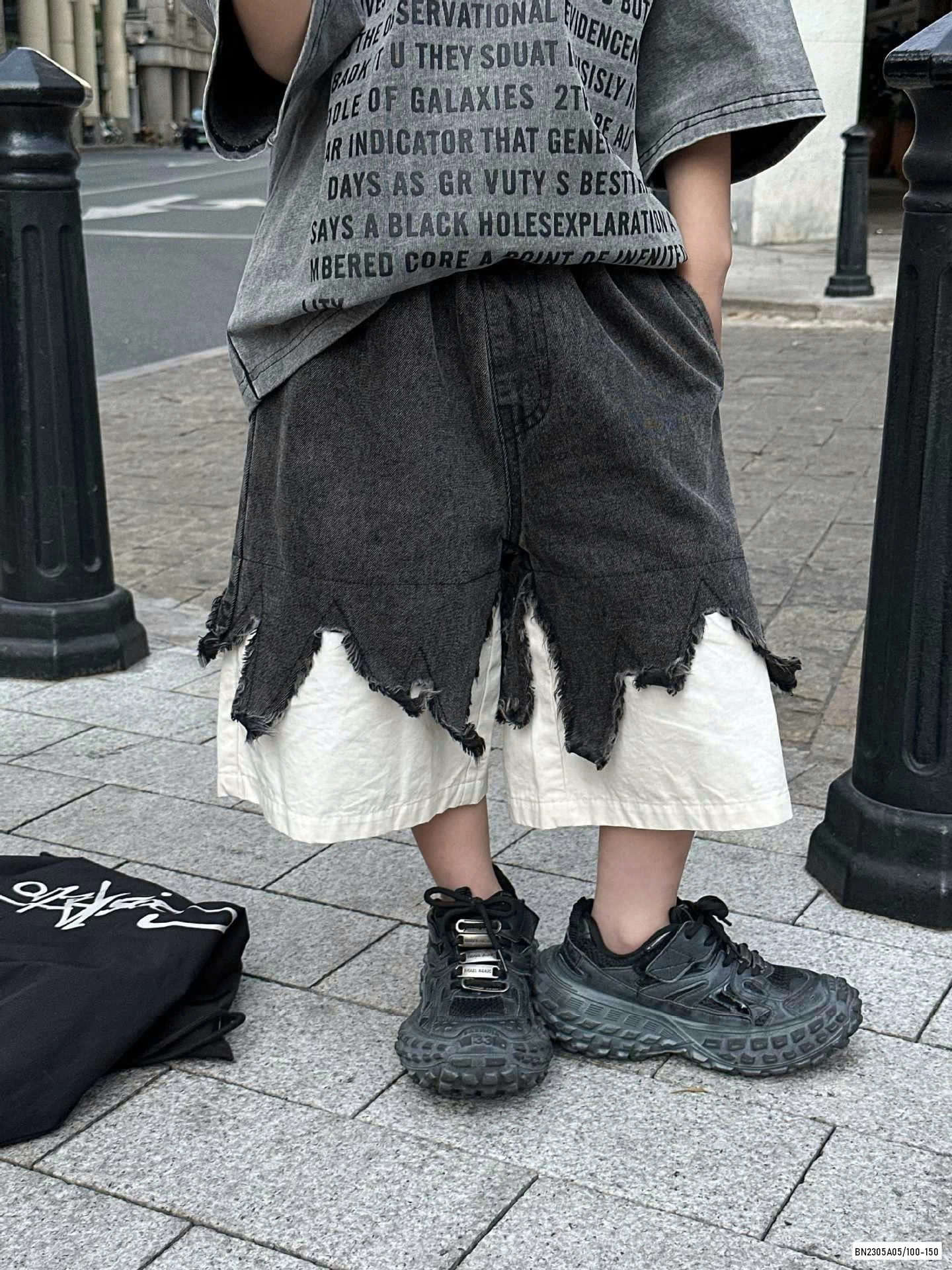 SHORT JEANS PHỐI 2 LỚP