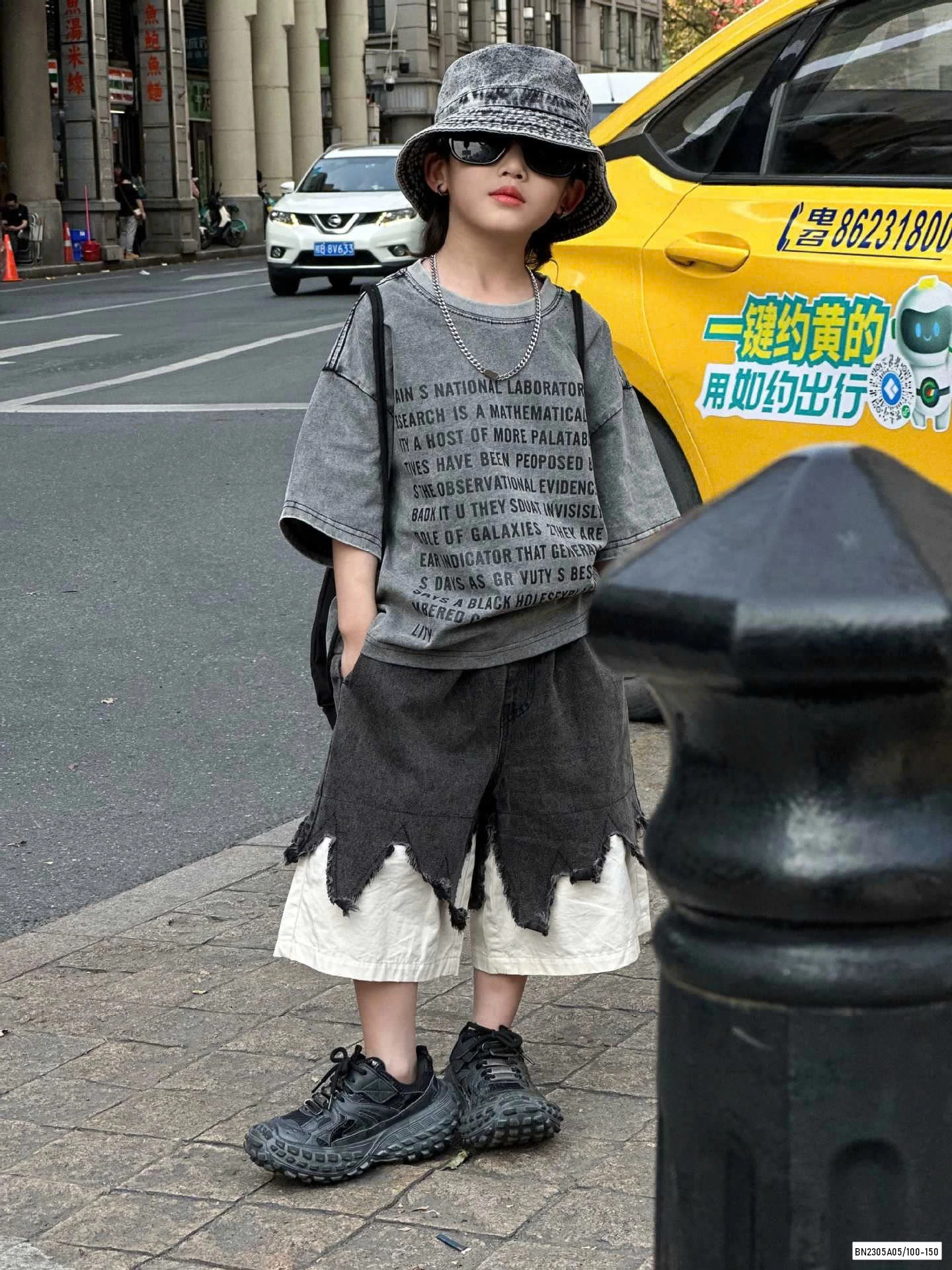 SHORT JEANS PHỐI 2 LỚP