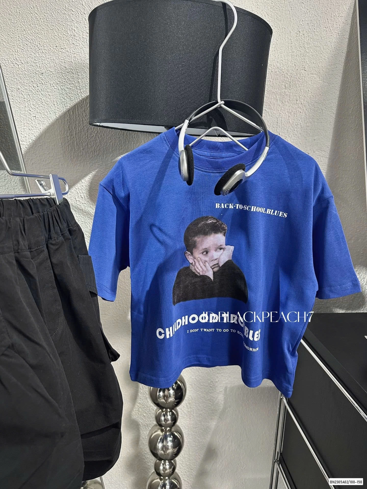 ÁO XANH MIX SHORT ĐEN TÚI HỘP