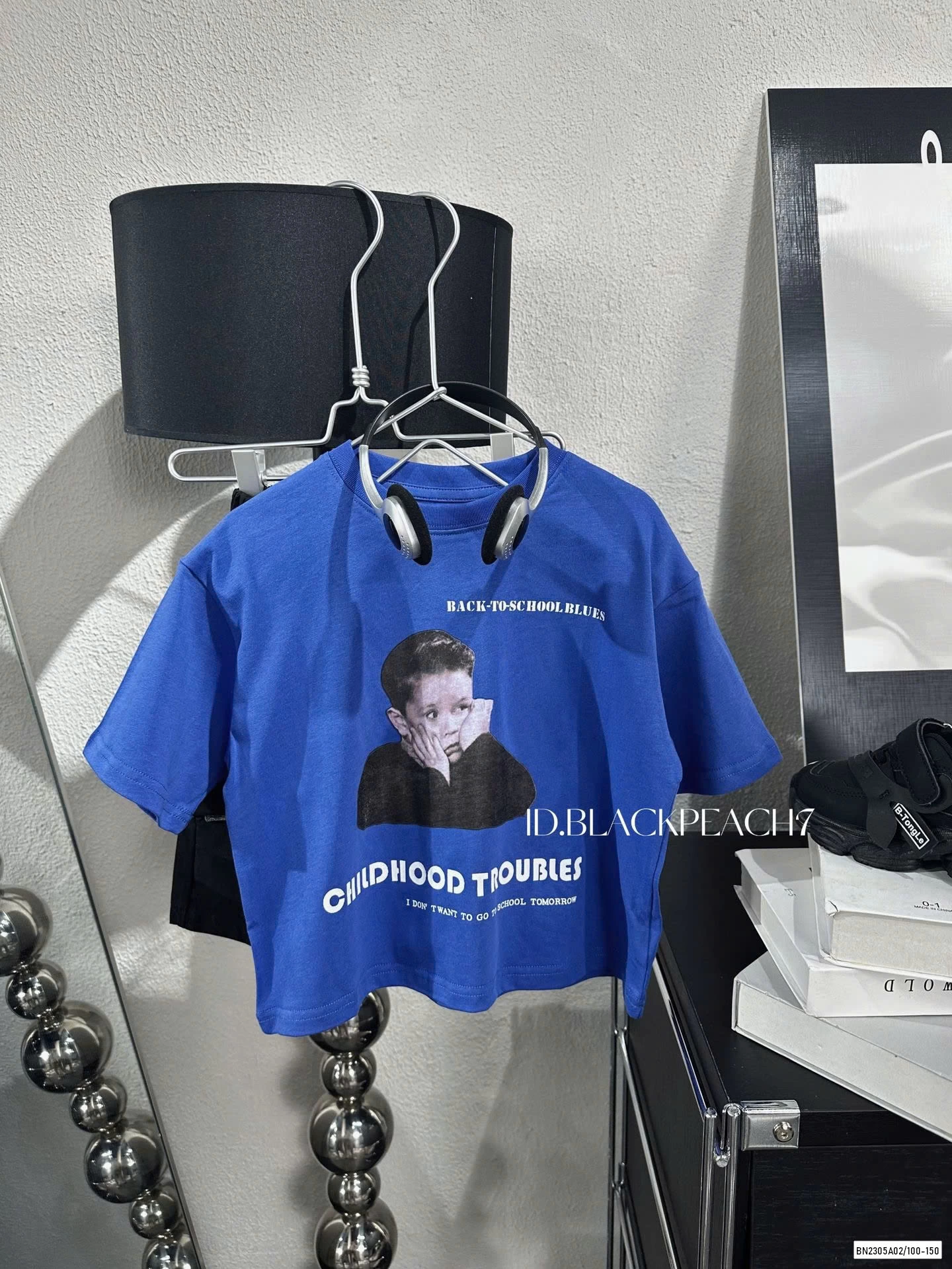 ÁO XANH MIX SHORT ĐEN TÚI HỘP