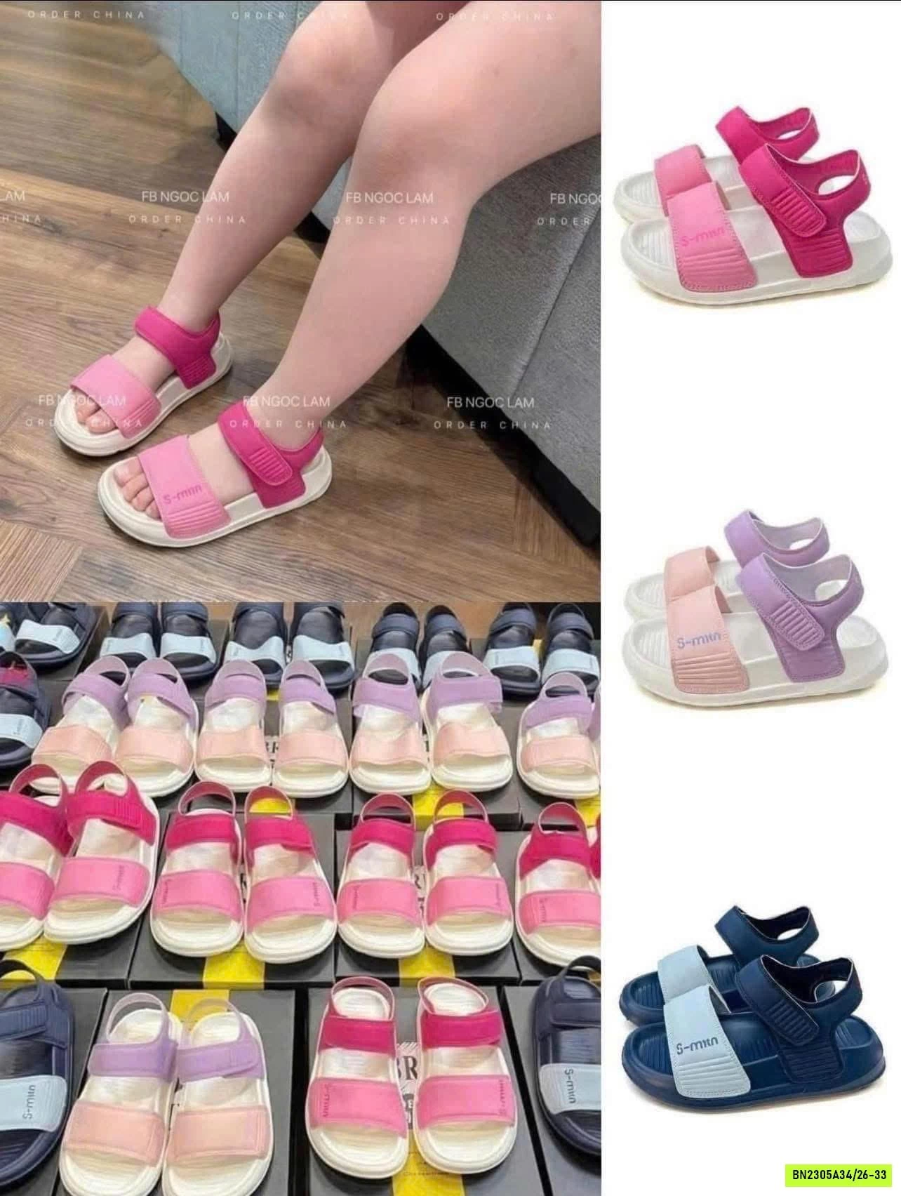 SANDAL PHỐI MÀU KOREA