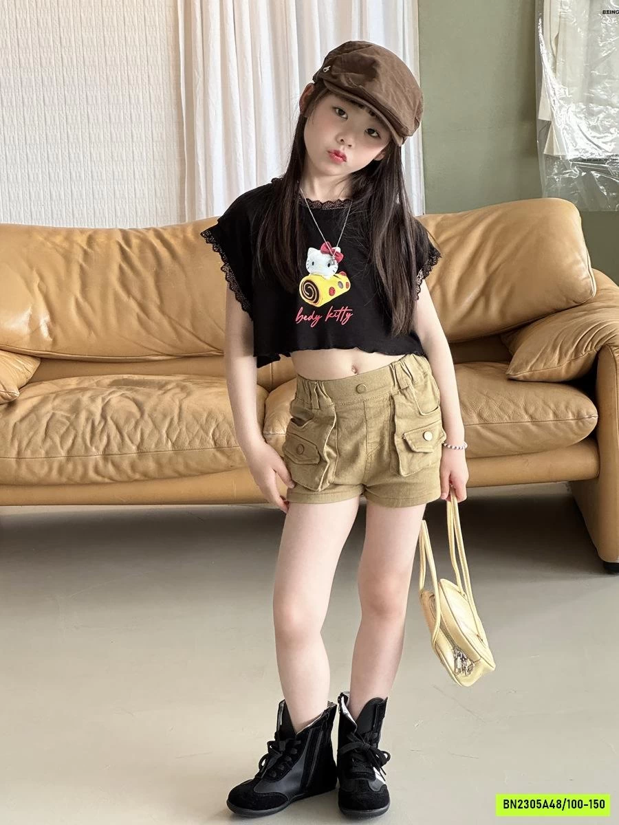SHORT KAKI TÚI HỘP YUKIDS