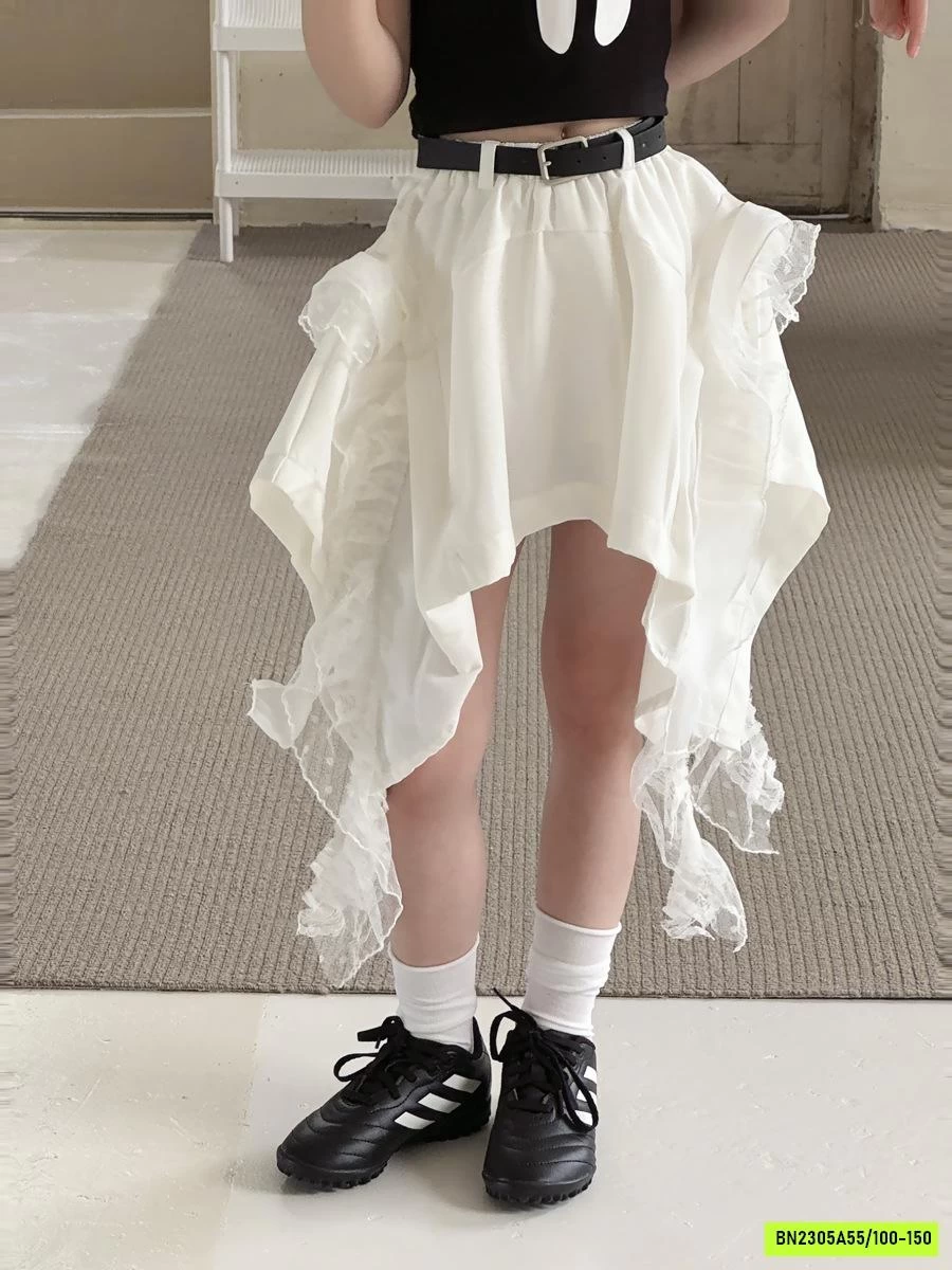 CROPTOP ĐEN MIX CV TUA RUA YUKIDS