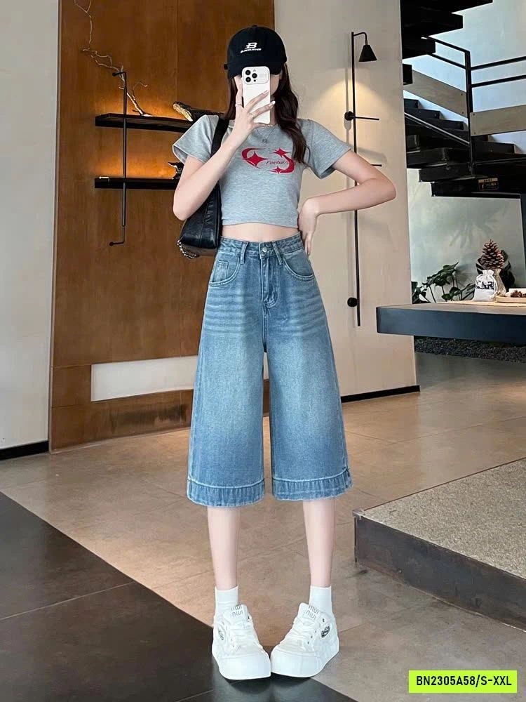 QUẦN SHORT JEANS LỬNG