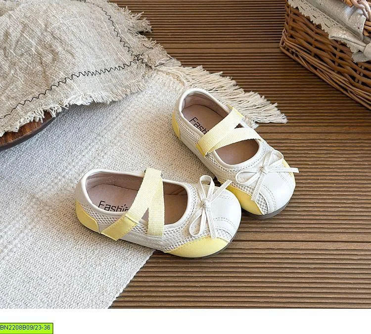 GIÀY NƠ PHỐI MÀU BÉ GÁI