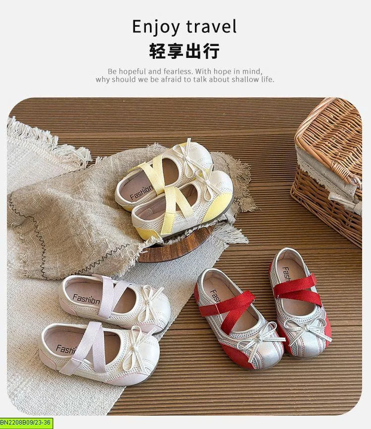 GIÀY NƠ PHỐI MÀU BÉ GÁI