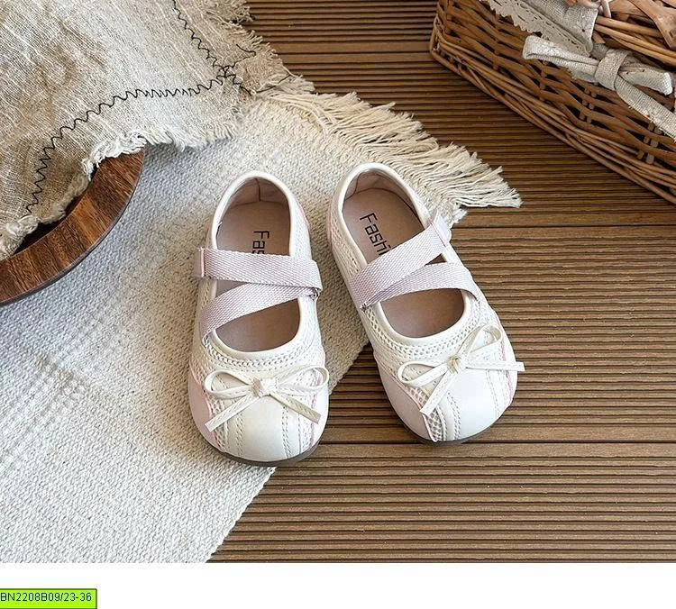 GIÀY NƠ PHỐI MÀU BÉ GÁI