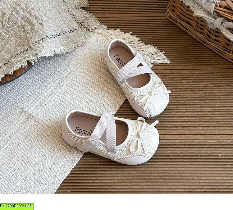 GIÀY NƠ PHỐI MÀU BÉ GÁI