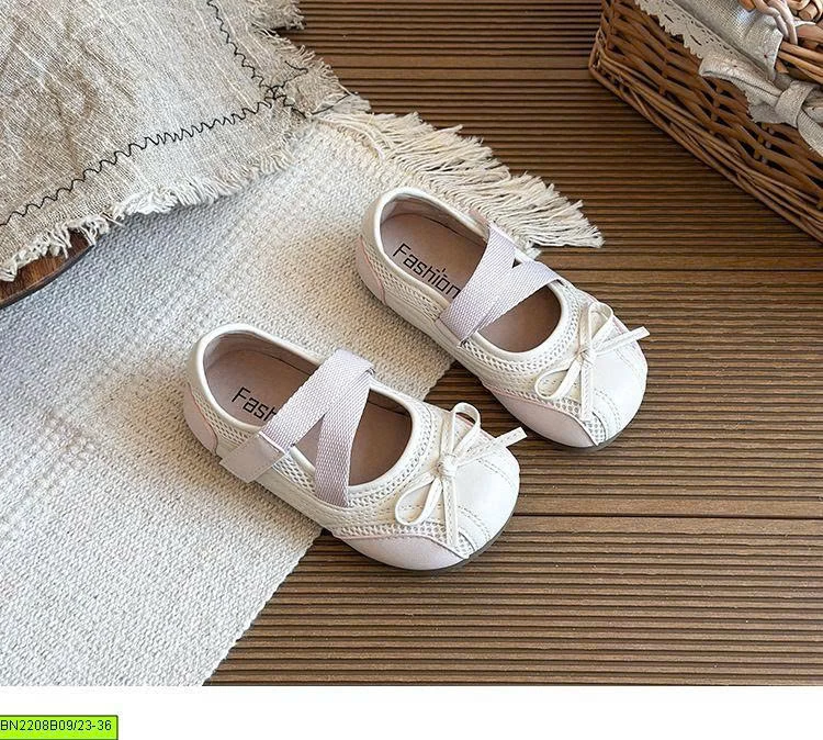GIÀY NƠ PHỐI MÀU BÉ GÁI