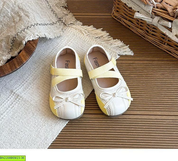 GIÀY NƠ PHỐI MÀU BÉ GÁI