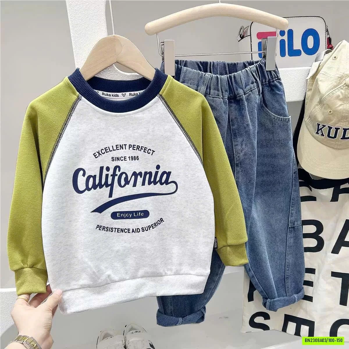 ÁO NỈ CALIFORNIA KACADY