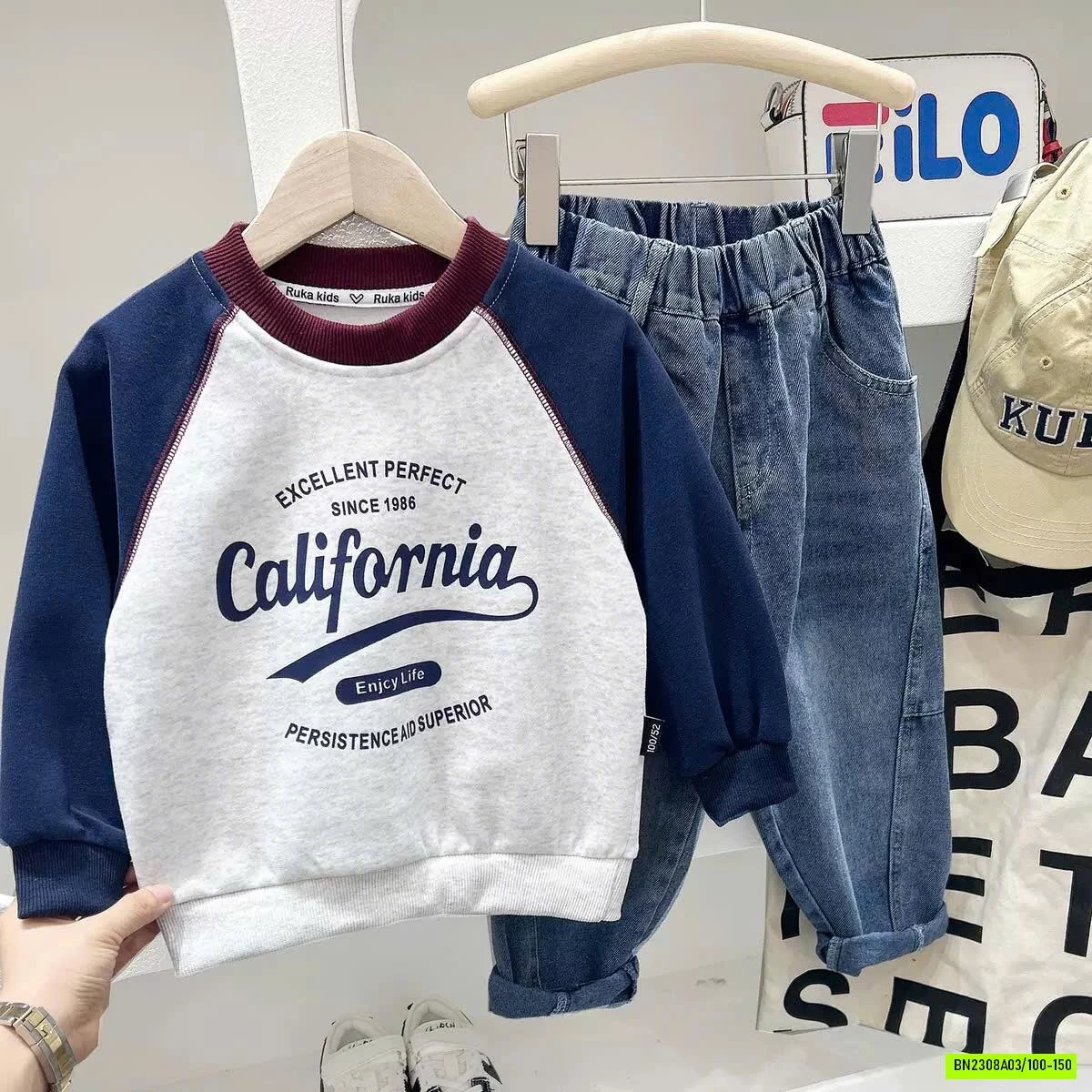 ÁO NỈ CALIFORNIA KACADY