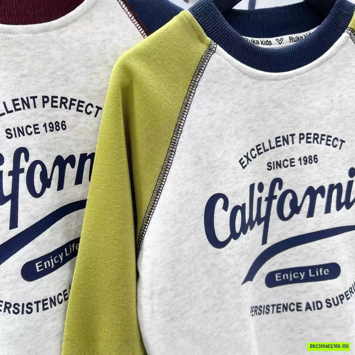 ÁO NỈ CALIFORNIA KACADY