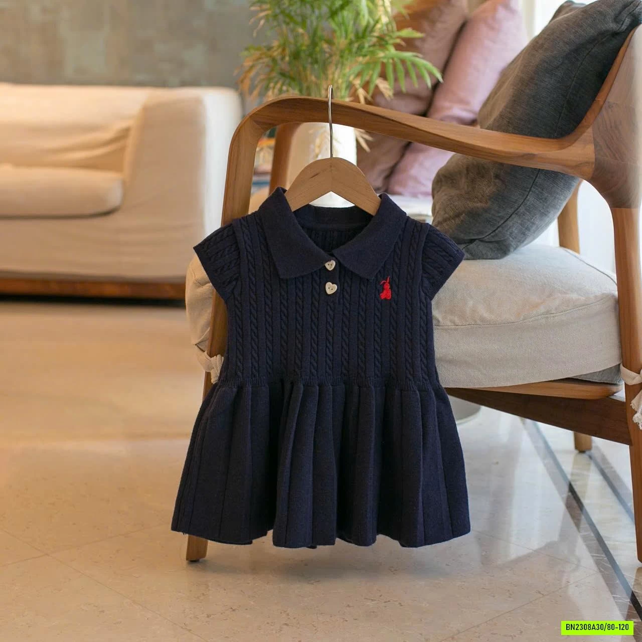 VÁY LEN POLO THÊU NGỰC