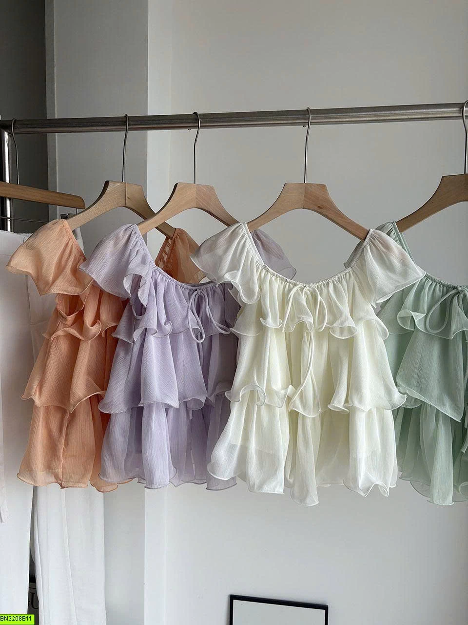 ÁO VOAN BÉO NHÚN NỮ