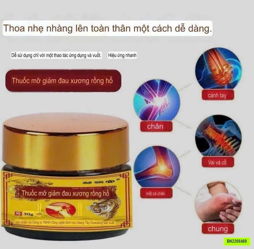 SÉT 2 LỌ CAO XOA BÓP LONG HỔ