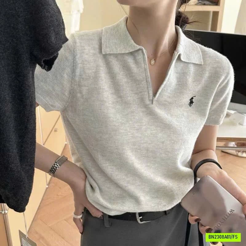 POLO DỆT KIM CỔ BẺ