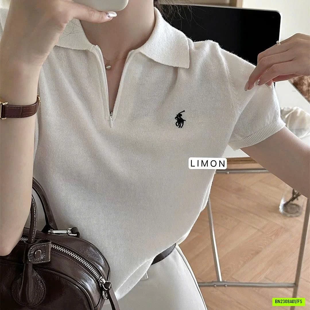 POLO DỆT KIM CỔ BẺ