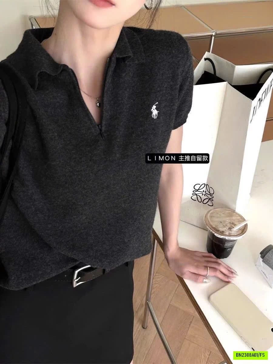 POLO DỆT KIM CỔ BẺ