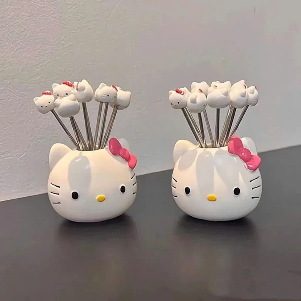SET DĨA TRÁI CÂY HELLO KITTY