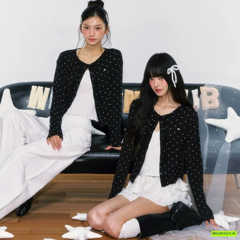 CARDIGAN CHẤM BI WGWE7354
