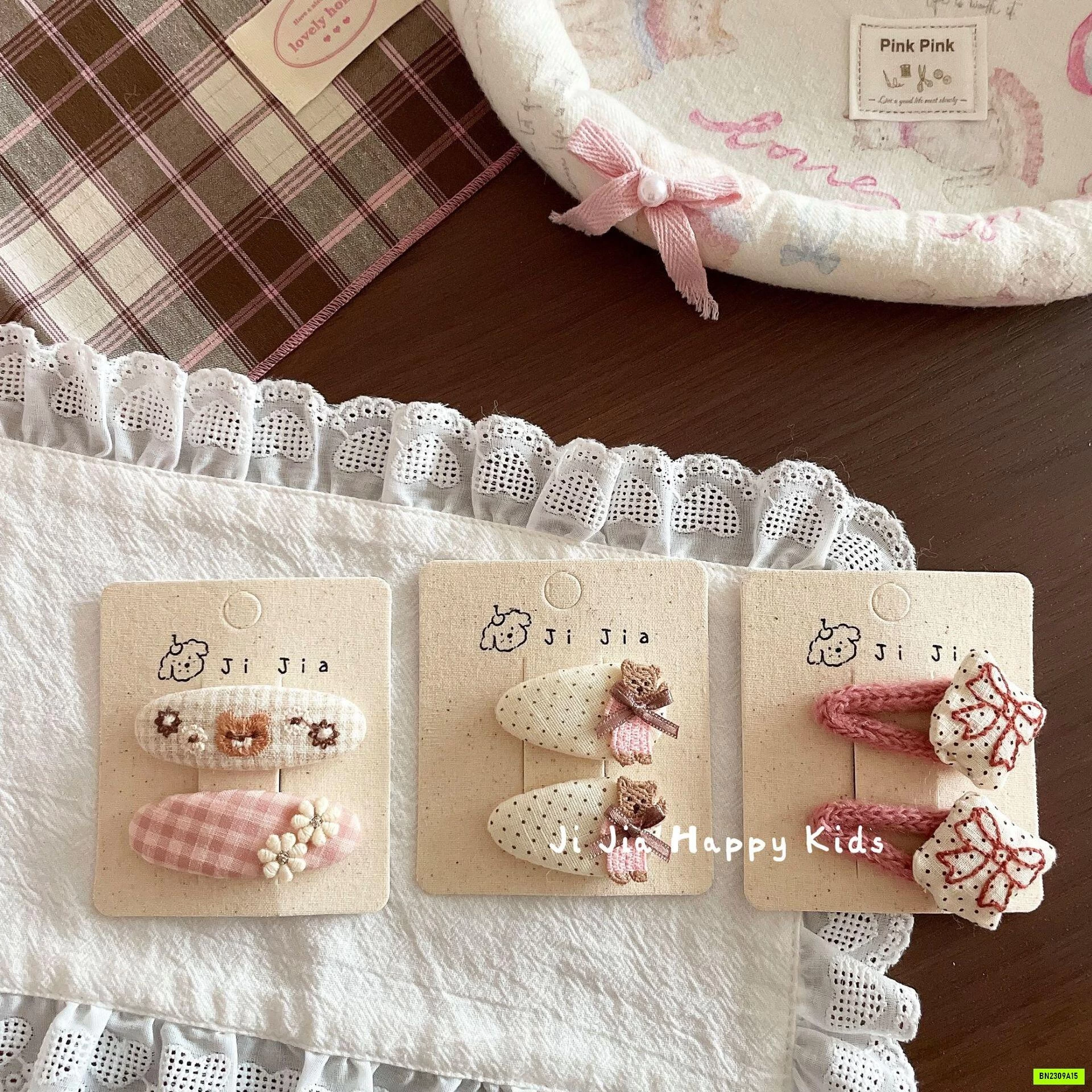 BÌA 2 KẸP THỎ TONE HỒNG