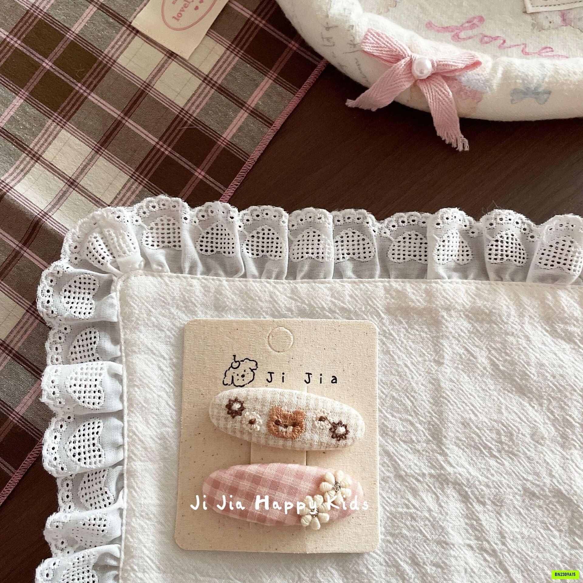 BÌA 2 KẸP THỎ TONE HỒNG