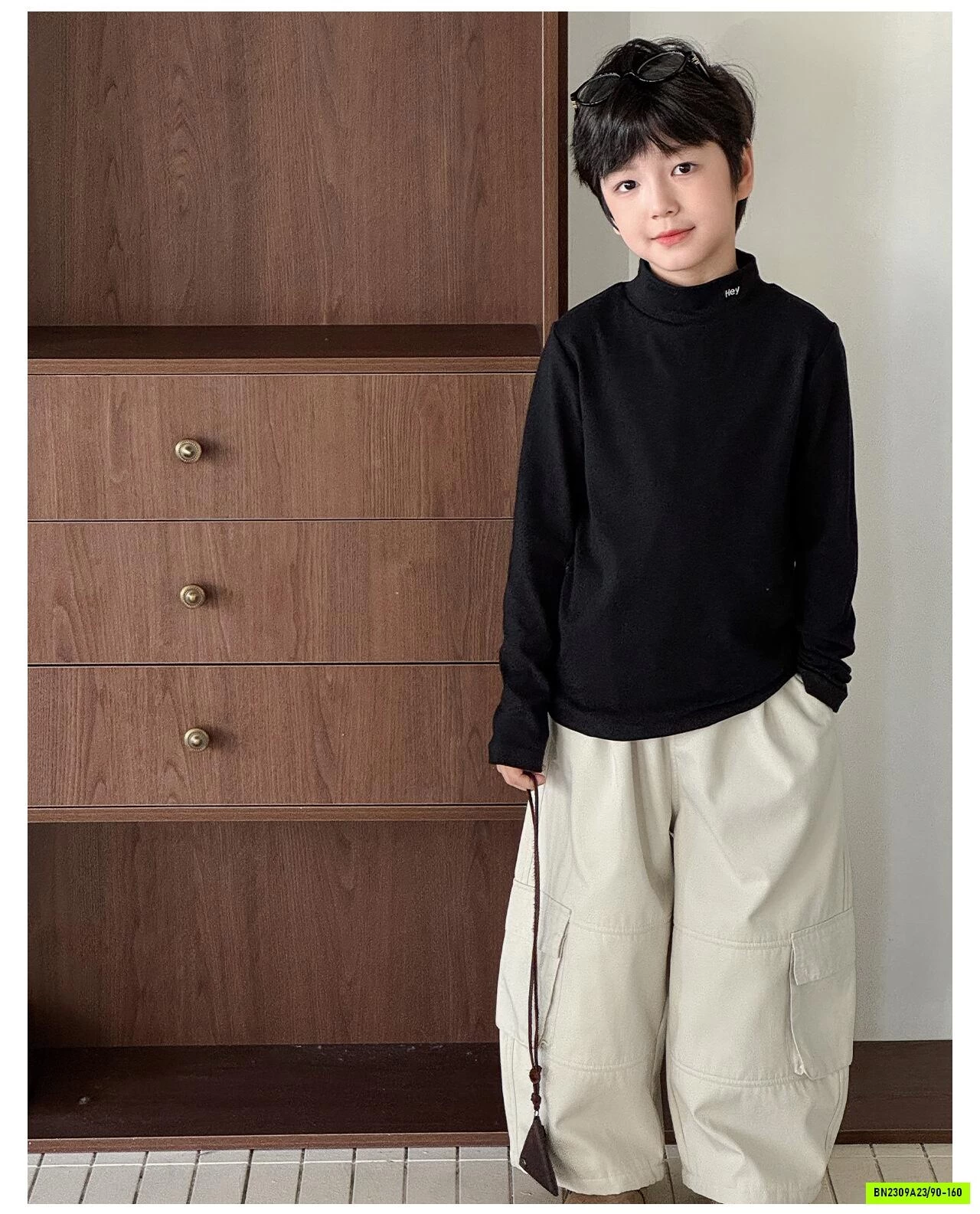 ÁO GIỮ NHIỆT CỔ 3P AOAOKIDS