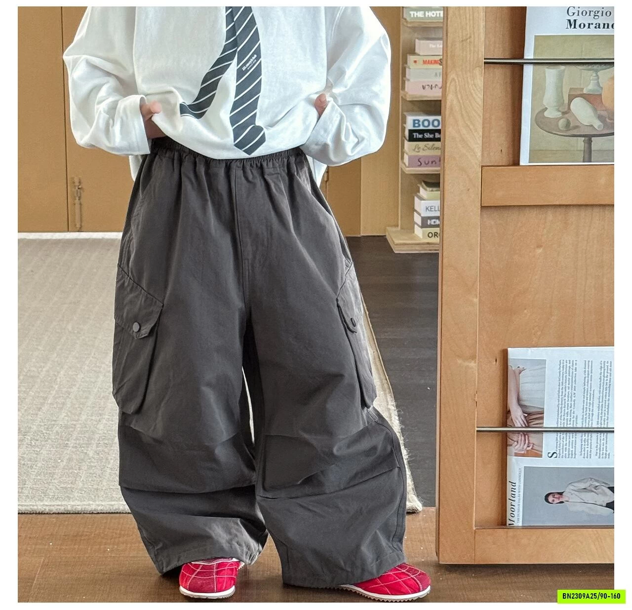 QUẦN JOGGER THÔ TÚI HỘP AOAOKIDS