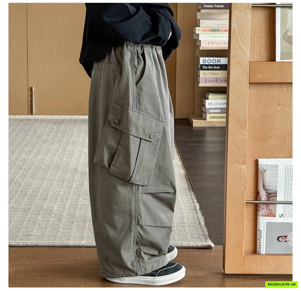 QUẦN JOGGER THÔ TÚI HỘP AOAOKIDS