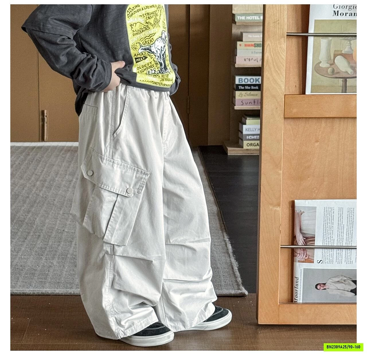 QUẦN JOGGER THÔ TÚI HỘP AOAOKIDS