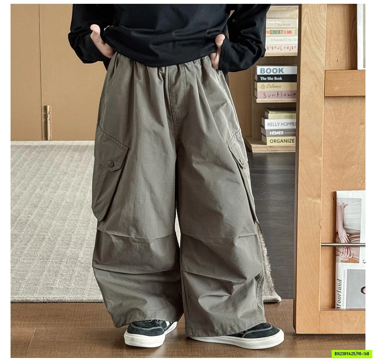 QUẦN JOGGER THÔ TÚI HỘP AOAOKIDS