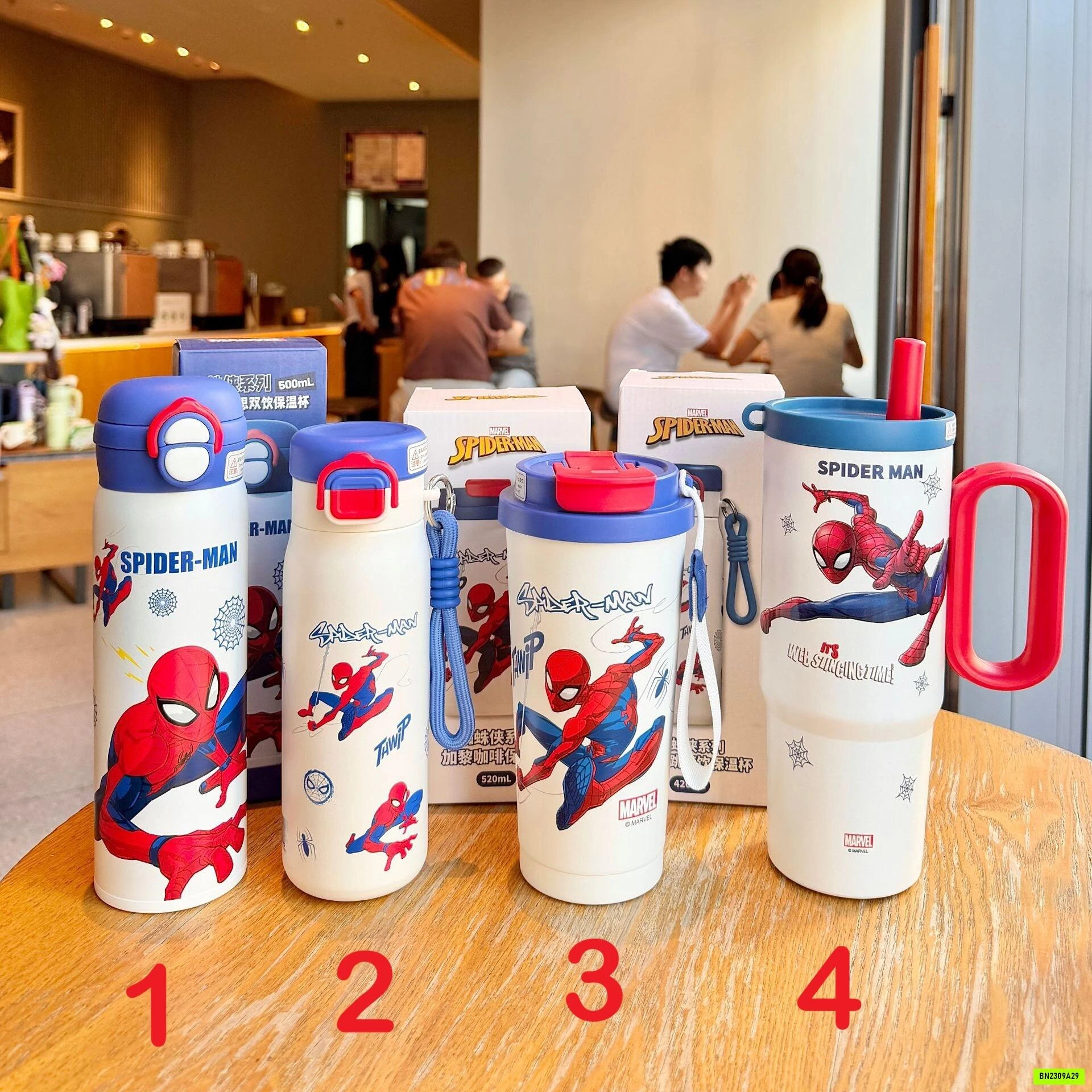 TUYỂN TẬP BÌNH NƯỚC GIỮ NHIỆT SPIDERMAN TRẮNG